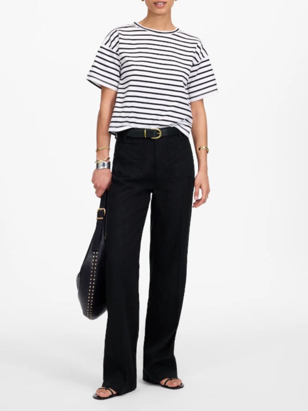 NWT - Madewell Patch Pocket 100% Relaxed Pant - Size 6